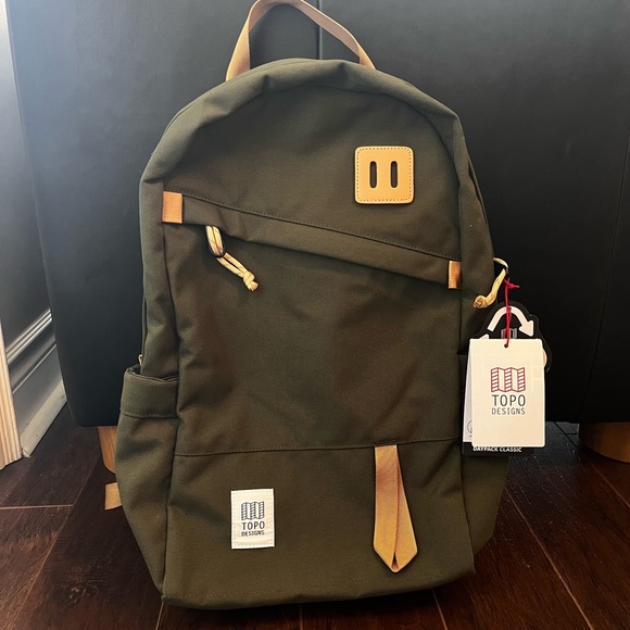Topo Designs Other - Topo Designs Green and Tan Backpack Minimalist Design